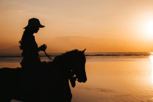 Horseback Riding in the ocean & Bamboo Rafting